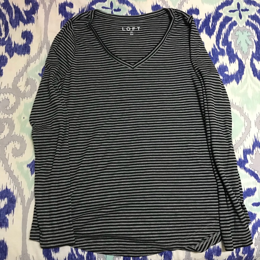 Striped Maternity Top.